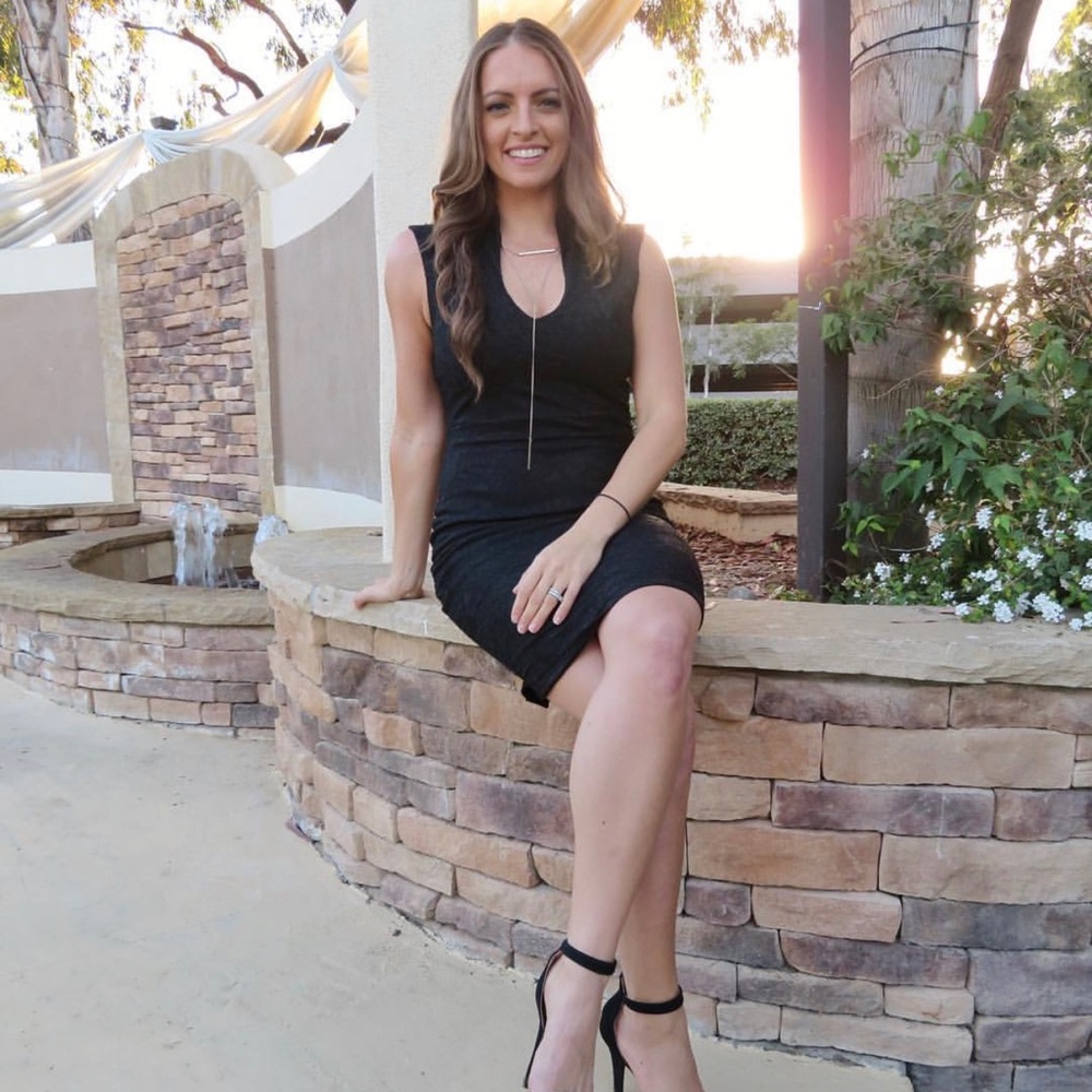 Black Bodycon Almost Famous Dress